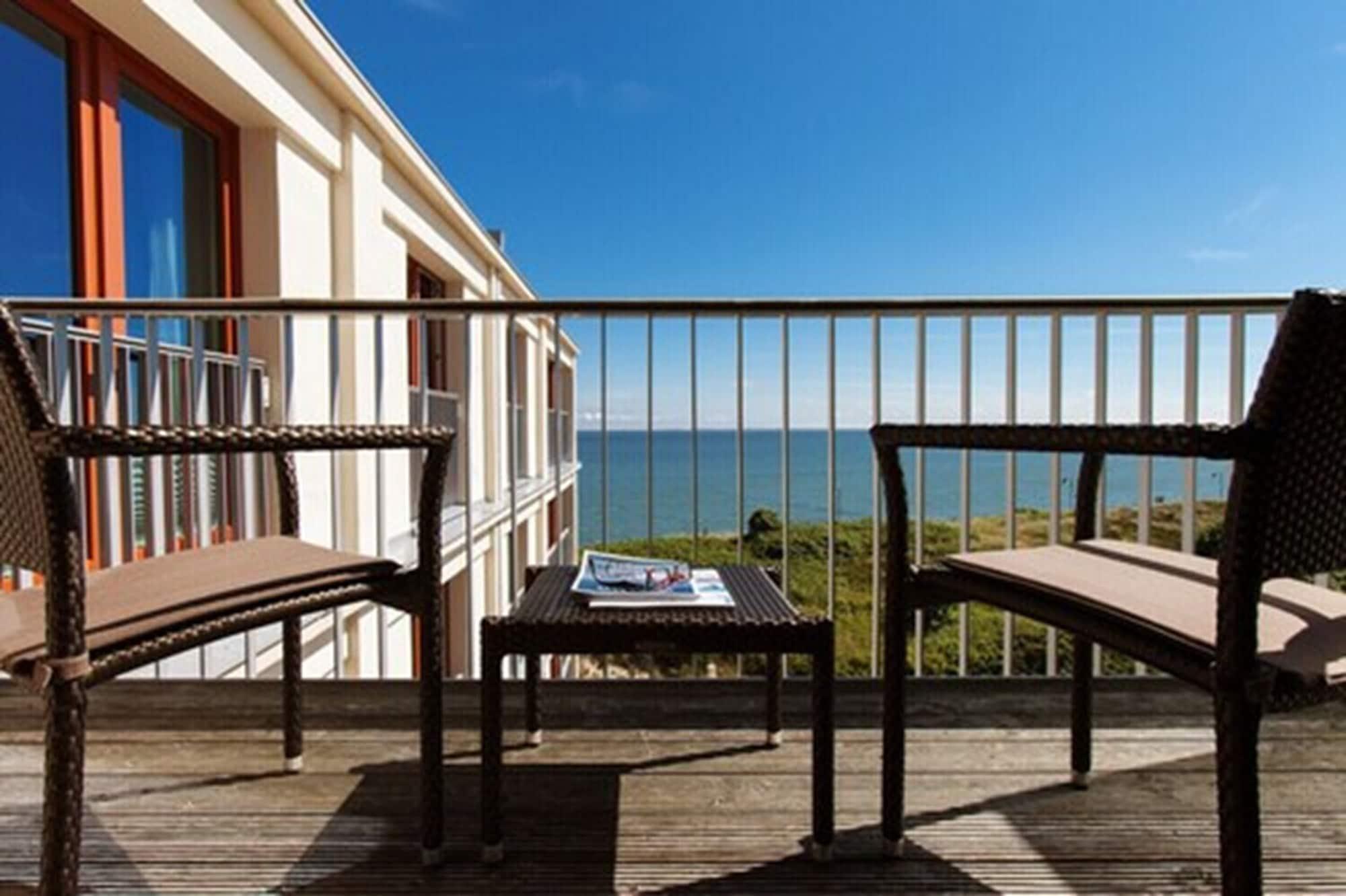 A-Rosa Sylt Hotel List Exterior photo View from the balcony of a suite at the Hotel de la Plage